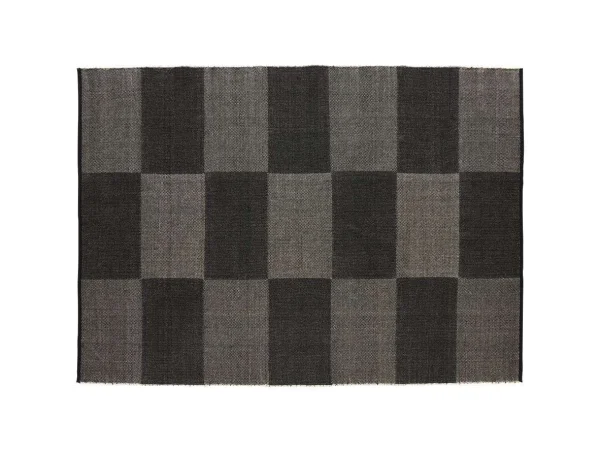 HAY - Check Rug Large Check 170x240 Black