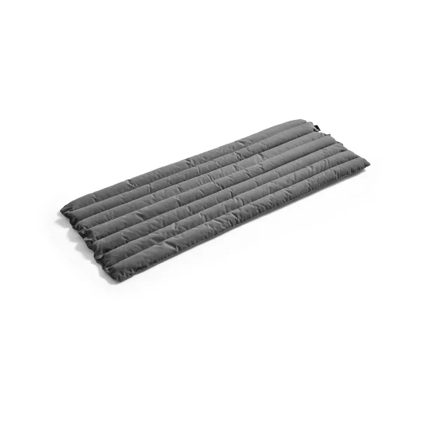 HAY Coussin de banc Traverse Quilted Lounge Bench Black pepper