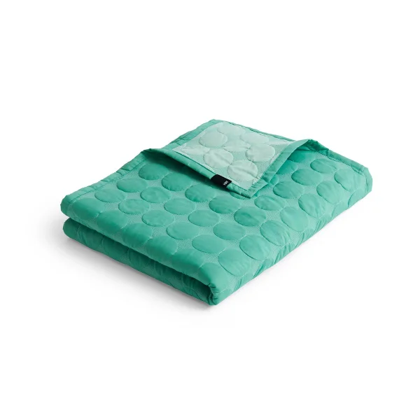 HAY Couvre-lit Mega Dot organic 195x245 cm Sea green