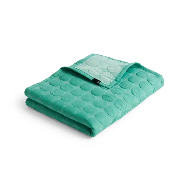 HAY Couvre-lit Mega Dot organic 260x260 cm Sea green