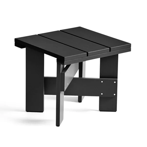 HAY Crate Low Table 45x45x40 cm pin laqué Black