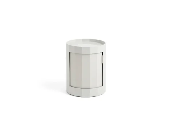 HAY - Facet Table D'appoint incl. Feet & Castors Low Misty Grey