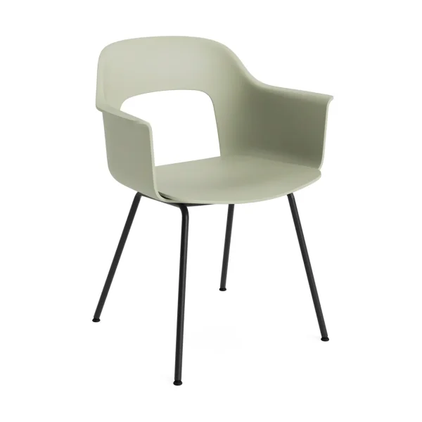 HAY Fauteuil Layout Armchair 211 Pastel green acier noirci