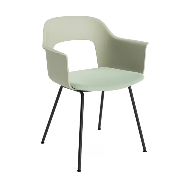 HAY Fauteuil Layout Armchair 213 Relate 921 Pastel green acier noirci