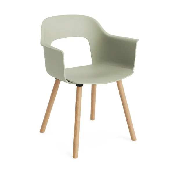 HAY Fauteuil Layout Armchair 221 Pastel green chêne laqué