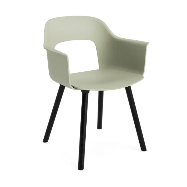 HAY Fauteuil Layout Armchair 221 Pastel green chêne noirci