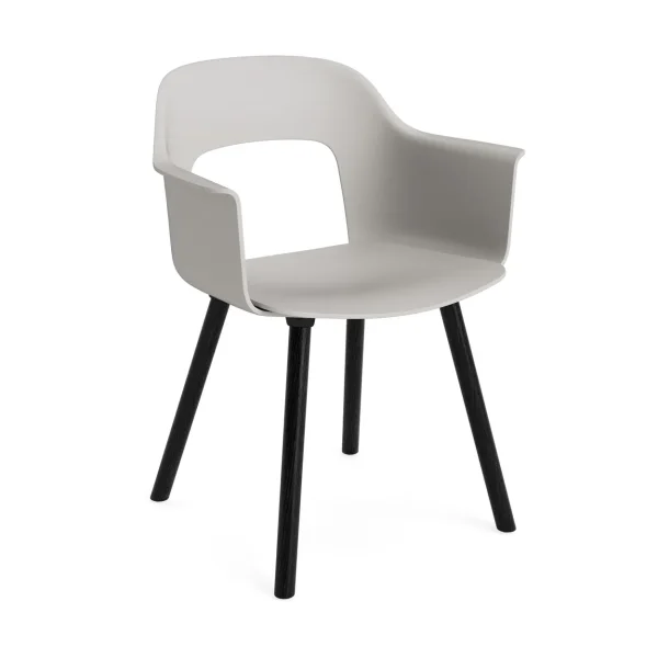 HAY Fauteuil Layout Armchair 221 Sky grey chêne noirci