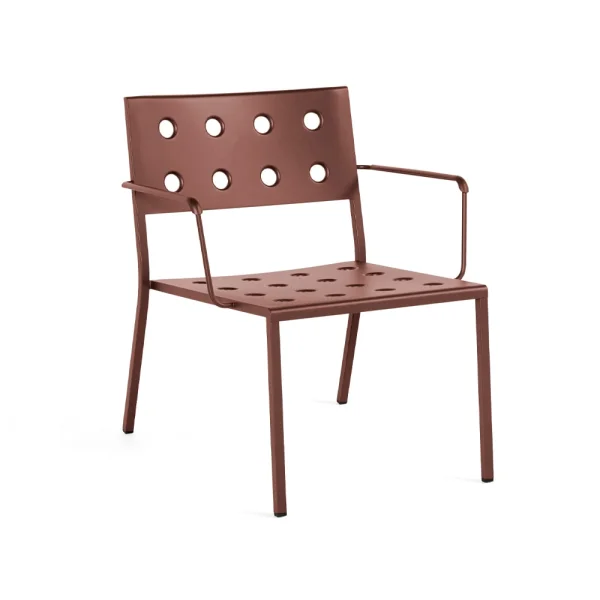 HAY Fauteuil lounge Balcony iron red