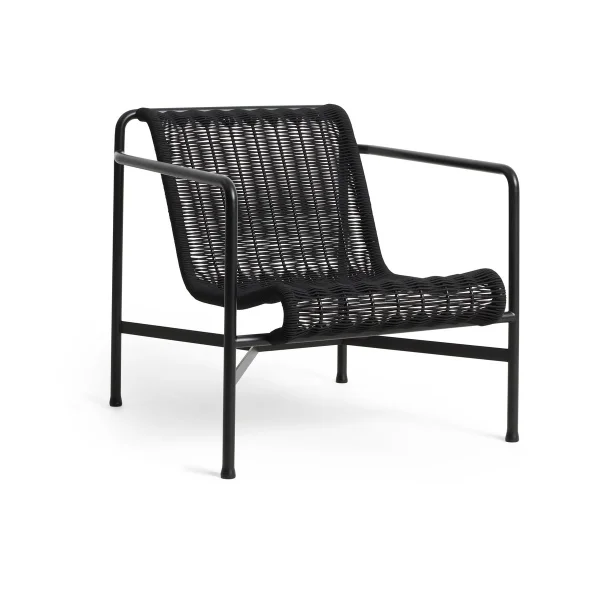 HAY Fauteuil lounge bas Palissade Cord Anthracite