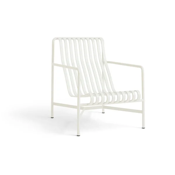 HAY Fauteuil lounge Palissade High Cream white