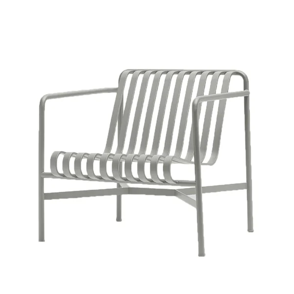 HAY Fauteuil Lounge Palissade Low Sky grey