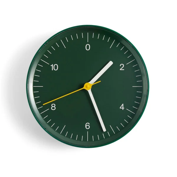 HAY Horloge murale Wall Clock Ø26,5 cm Green