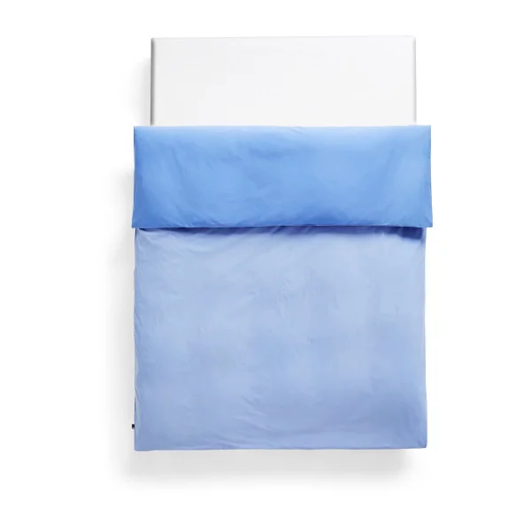 HAY Housse de couette Duo 220x220 cm Bleu ciel