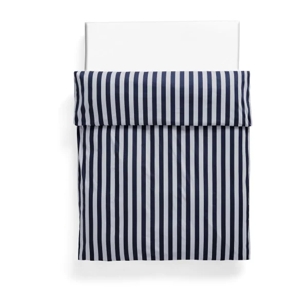 HAY Housse de couette Été 150x210 cm Bleu nuit - gris clair