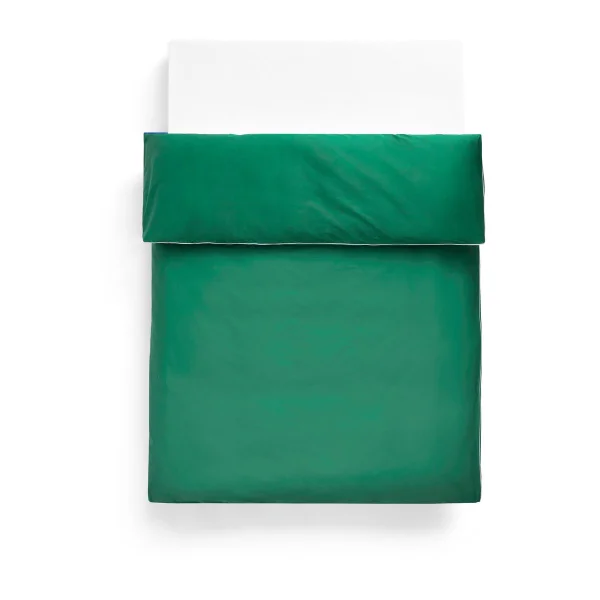 HAY Housse de couette Outline 150x210 cm Emerald green