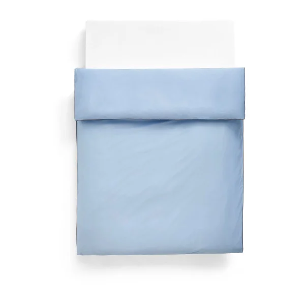 HAY Housse de couette Outline 220x220 cm Soft blue