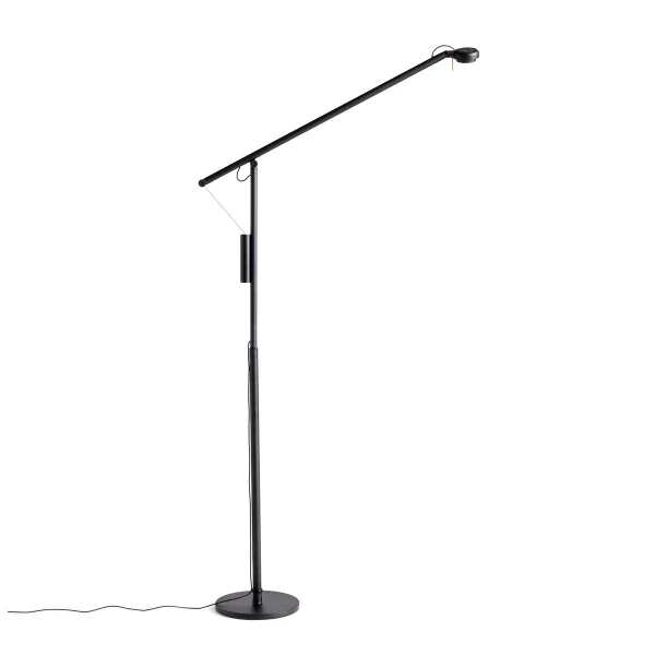 HAY Lampadaire Fifty-Fifty Floor Soft black