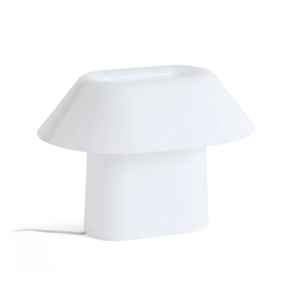 HAY Lampe de table Drome Table 31,5x22 cm Opal acrylic