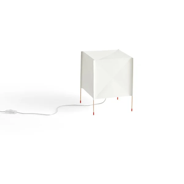 HAY Lampe de table Paper Cube Blanc