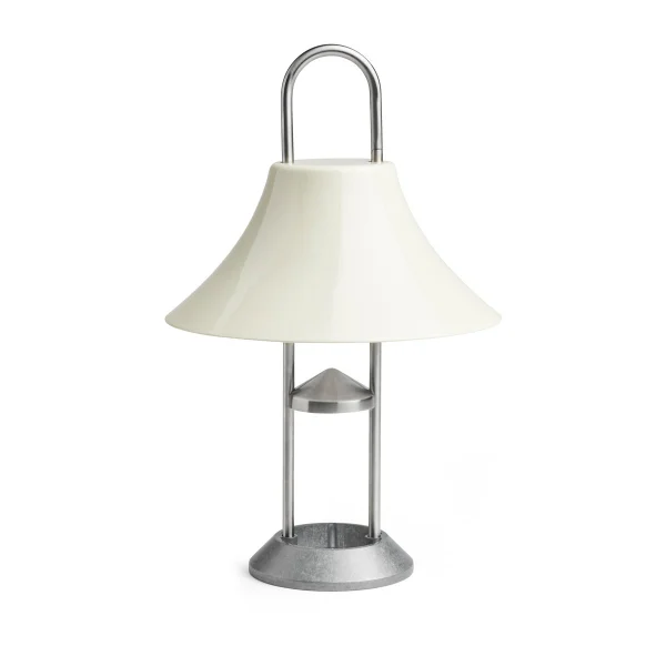 HAY Lampe de table portable Mousqueton 30,5 cm Oyster white