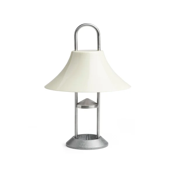 HAY Lampe de table portable Mousqueton Oyster white