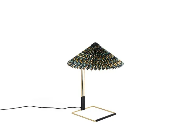 HAY - Matin Lampe de Table x Liberty S Polished Brass/Cherry