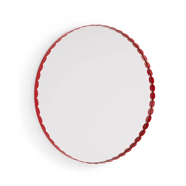 HAY Miroir Arcs Mirror Ø 60 cm Red