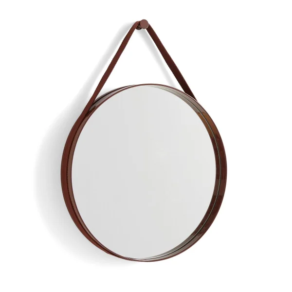 HAY Miroir Strap Mirror Dark brown