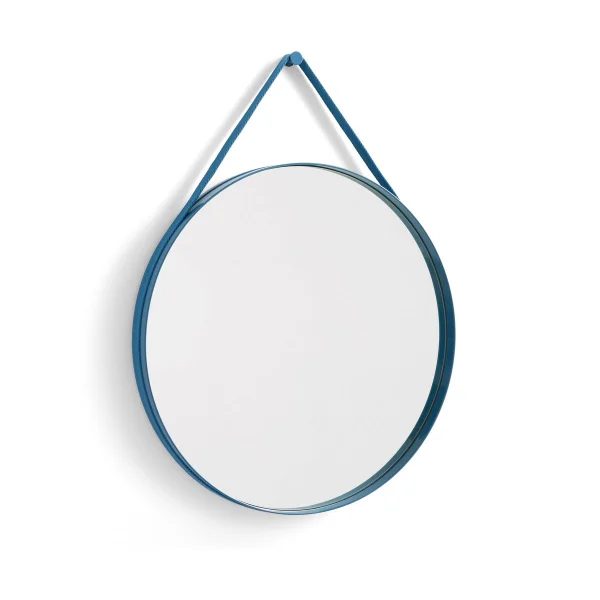 HAY Miroir Strap Mirror Ø70 cm Blue