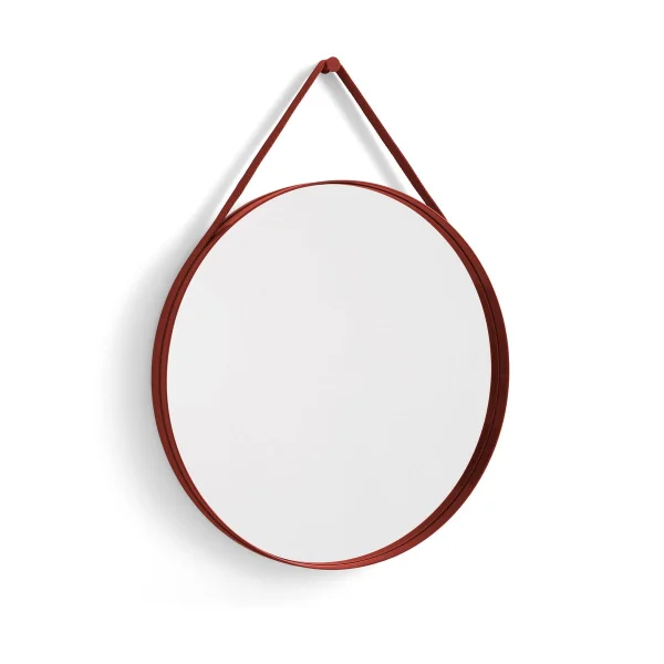 HAY Miroir Strap Mirror Ø70 cm Red