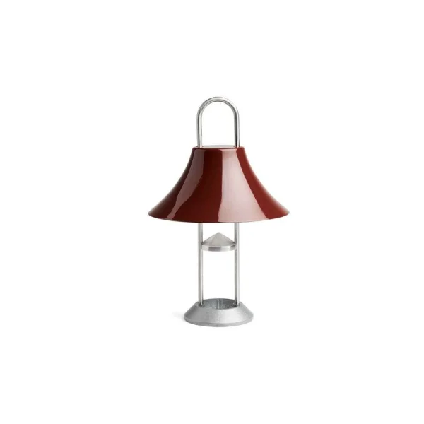 HAY - Mousqueton Portable Lampe de Table Iron Red