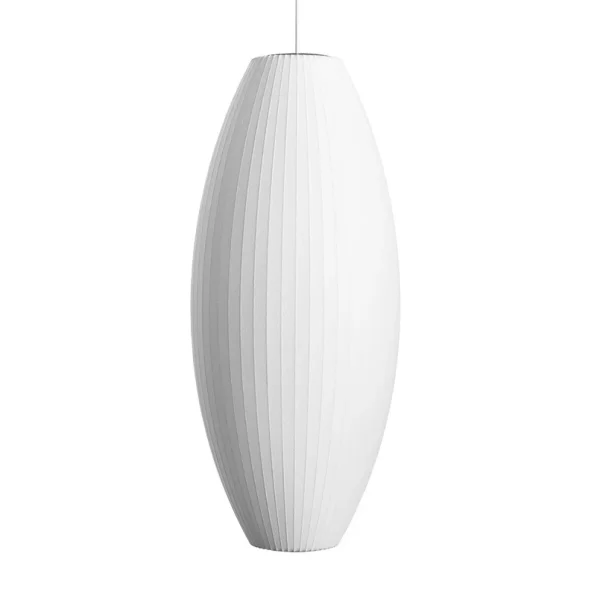 HAY - Suspension Nelson Cigar Bubble L, Ø 38 cm, blanc