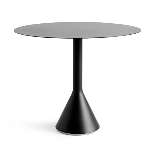 HAY Table à café ronde Palissade Cone Anthracite, ø90