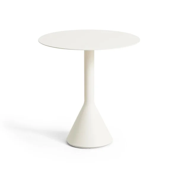 HAY Table à café ronde Palissade Cone Cream white, Ø70 cm