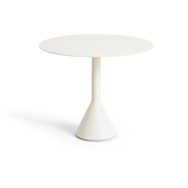HAY Table à café ronde Palissade Cone Cream white, Ø90 cm