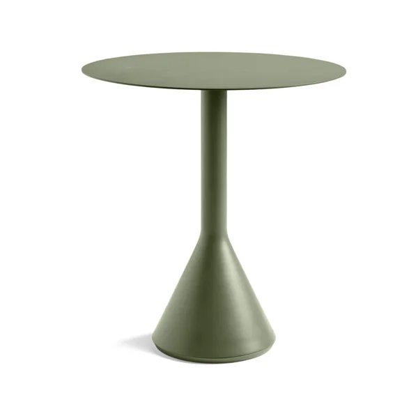 HAY Table à café ronde Palissade Cone olive, ø70