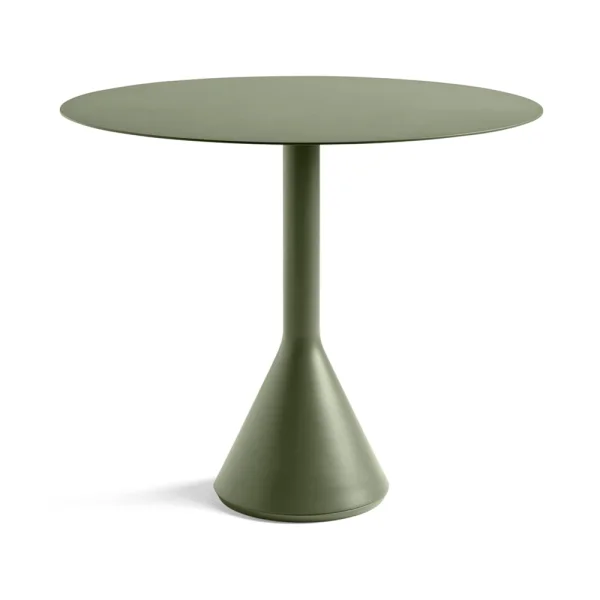 HAY Table à café ronde Palissade Cone olive, ø90