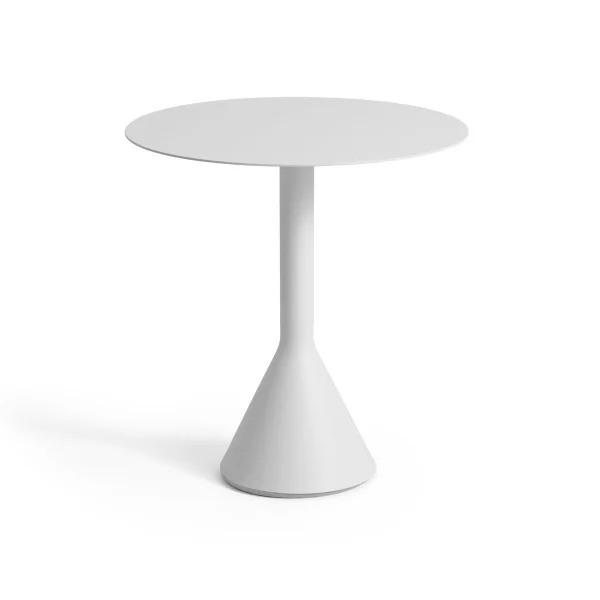 HAY Table à café ronde Palissade Cone Sky grey, Ø70 cm