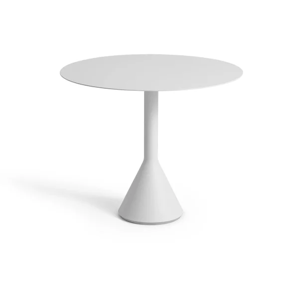 HAY Table à café ronde Palissade Cone Sky grey, Ø90 cm