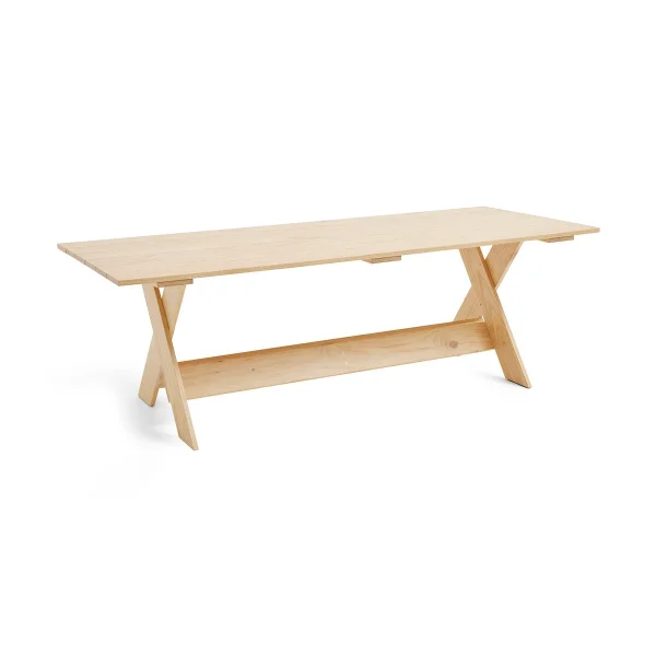 HAY Table à manger Crate Dining Table 230x89,5 cm pin laqué Transparent
