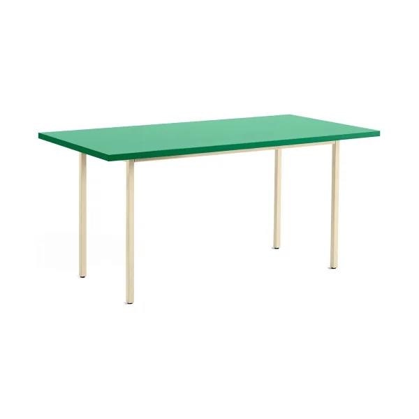 HAY Table à manger Two-Colour 82x160 cm Ivory-green mint