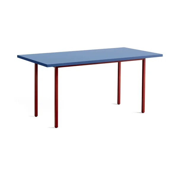 HAY Table à manger Two-Colour 82x160 cm Maroon red-blue