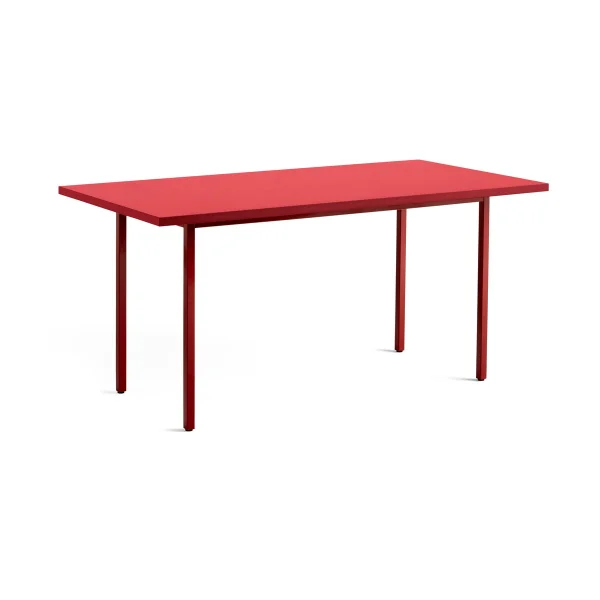 HAY Table à manger Two-Colour 82x160 cm Maroon red-red