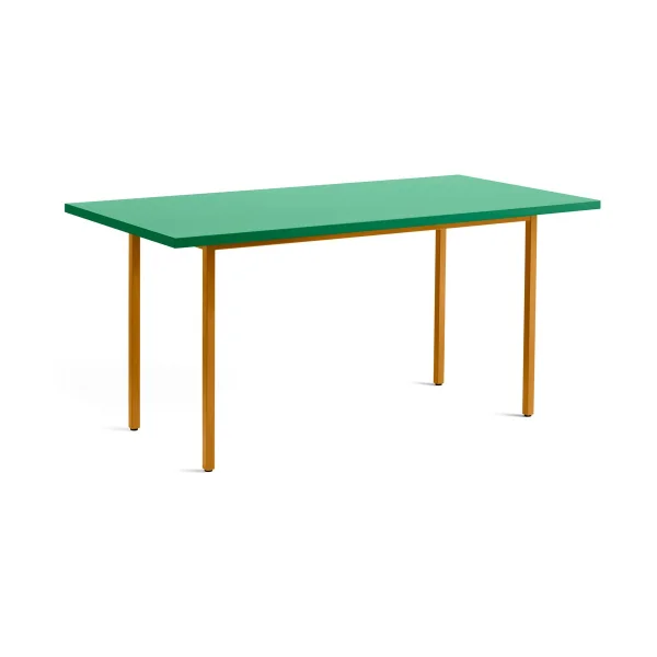 HAY Table à manger Two-Colour 82x160 cm Ochre-green mint