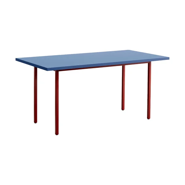 HAY Table à manger Two-Colour 90x240 cm Maroon red-blue