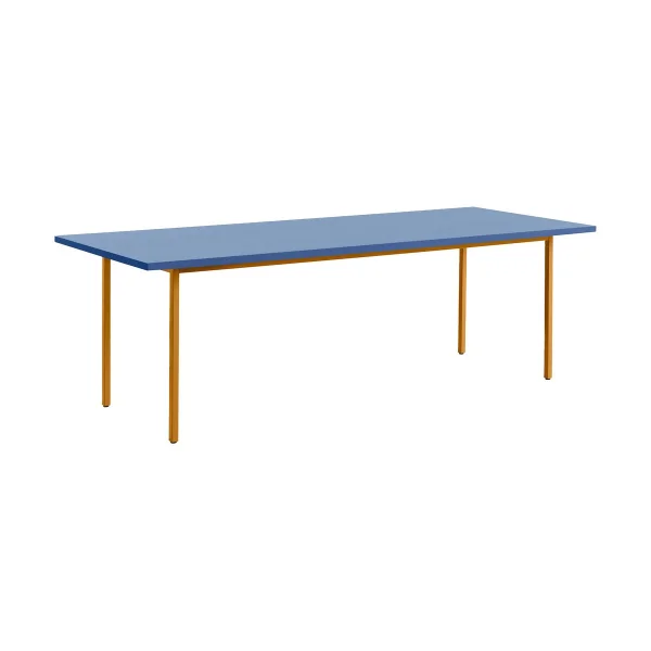 HAY Table à manger Two-Colour 90x240 cm Ochre-blue