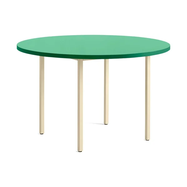 HAY Table à manger Two-Colour Ø120 cm Ivory-green mint