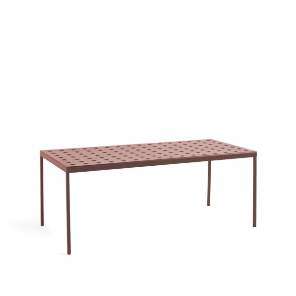 HAY Table Balcony iron red, 190 cm