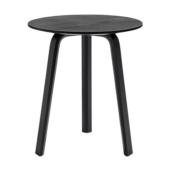 HAY Table basse Bella Black oak, Ø45x49 cm