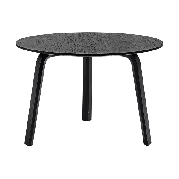 HAY Table basse Bella Black oak, Ø60x39 cm